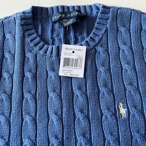 Ralph Lauren Cable Knit Sweater Women's M ~ NWT - Picture 9 of 10